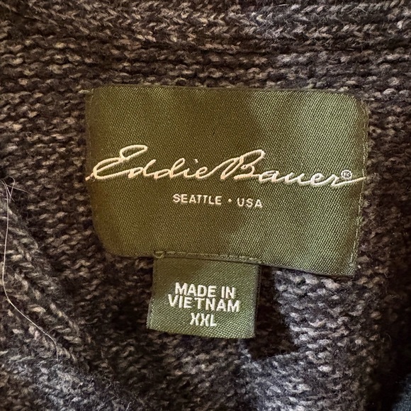 Eddie Bauer Charcoal Crewneck Sweater - Picture 3 of 5